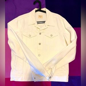 White denim jacket